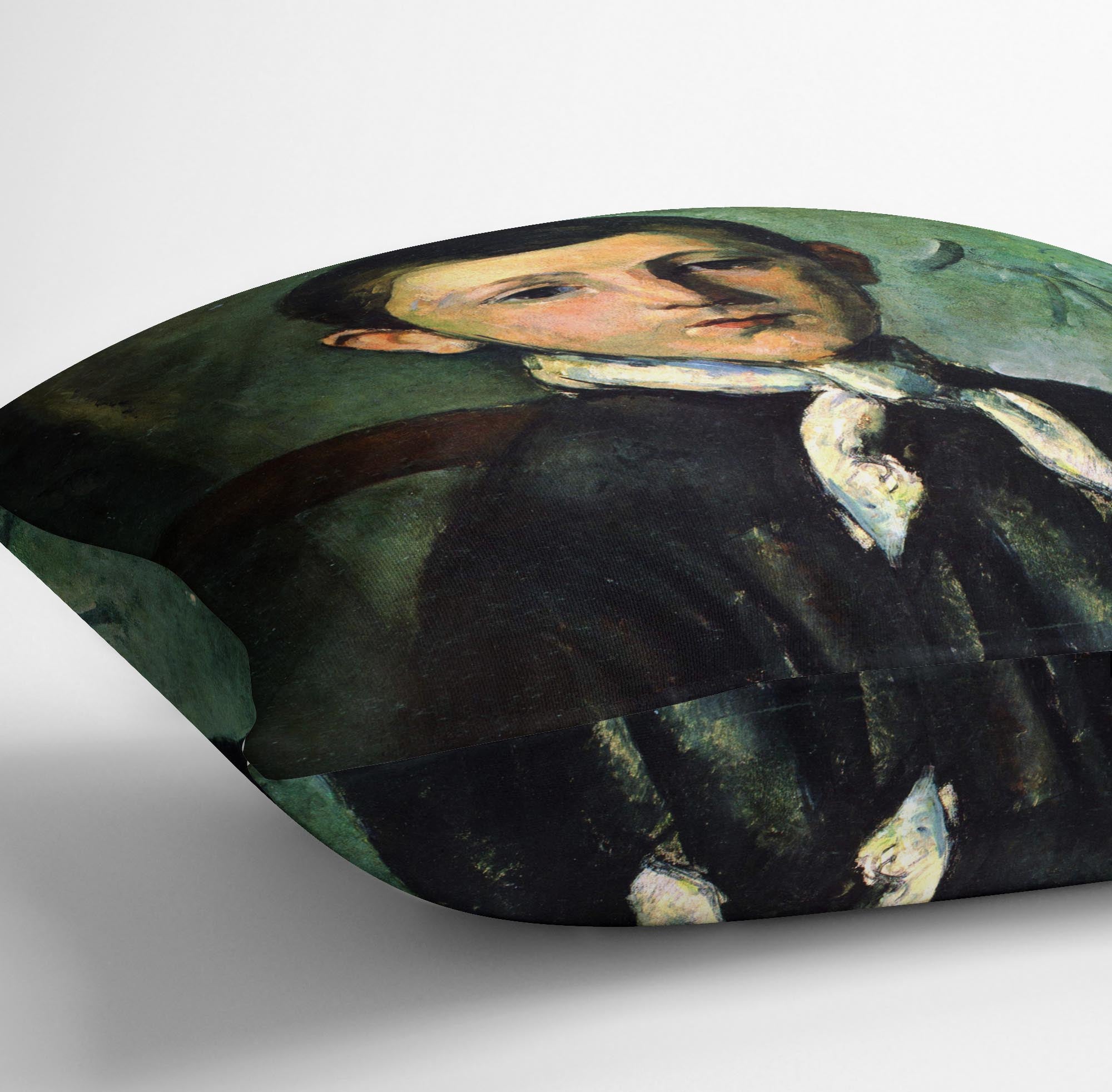 Portrait of Lois Guillaime by Cezanne Cushion - Canvas Art Rocks - 3
