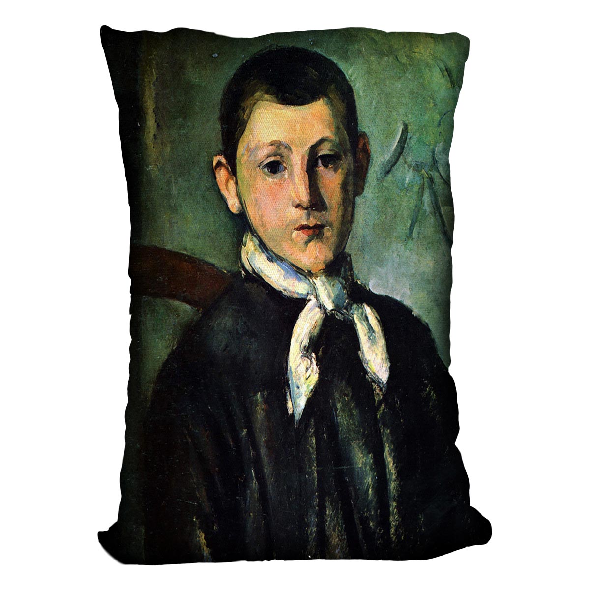 Portrait of Lois Guillaime by Cezanne Cushion - Canvas Art Rocks - 4