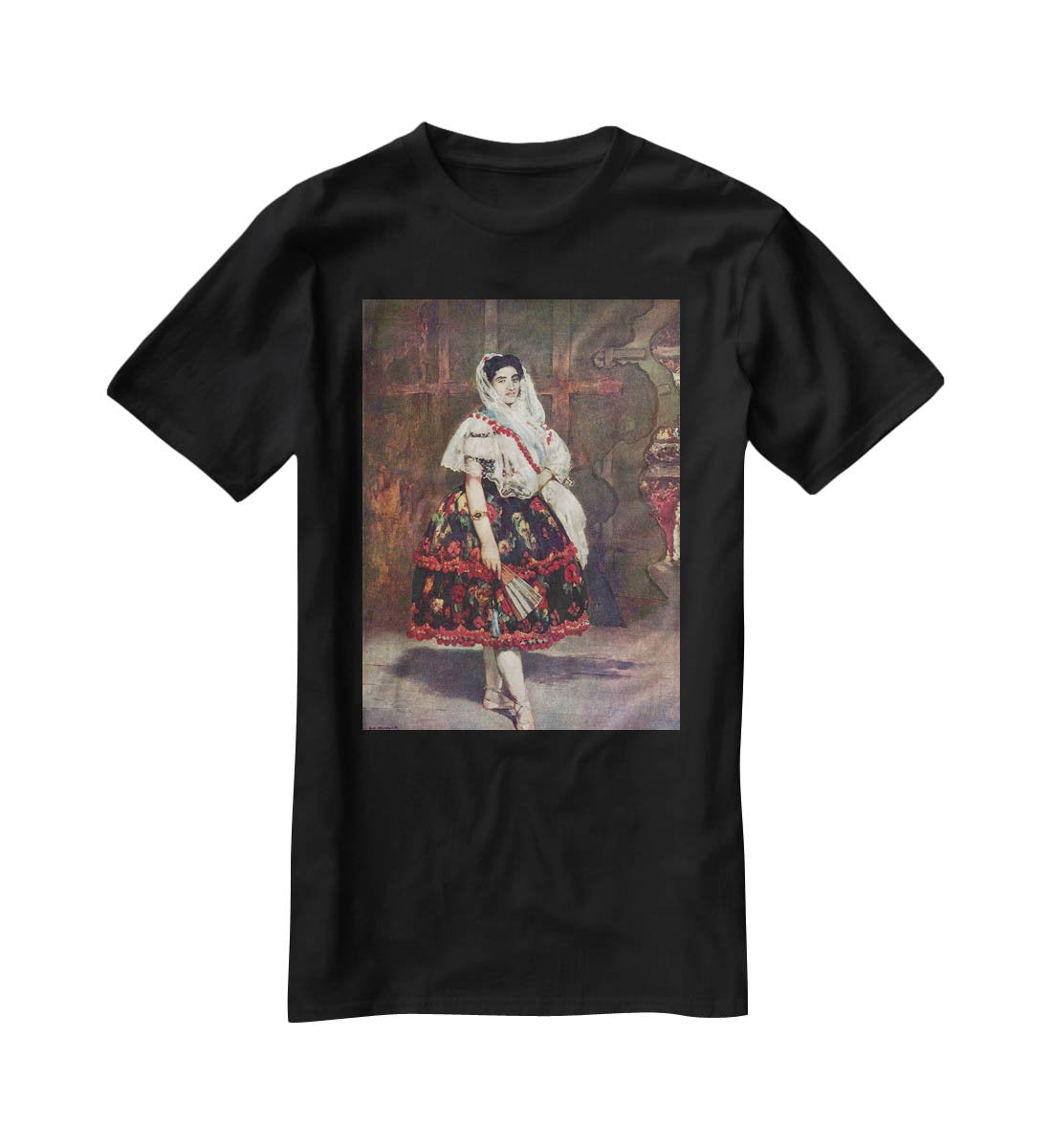 Portrait of Lola de Valence by Manet T-Shirt - Canvas Art Rocks - 1