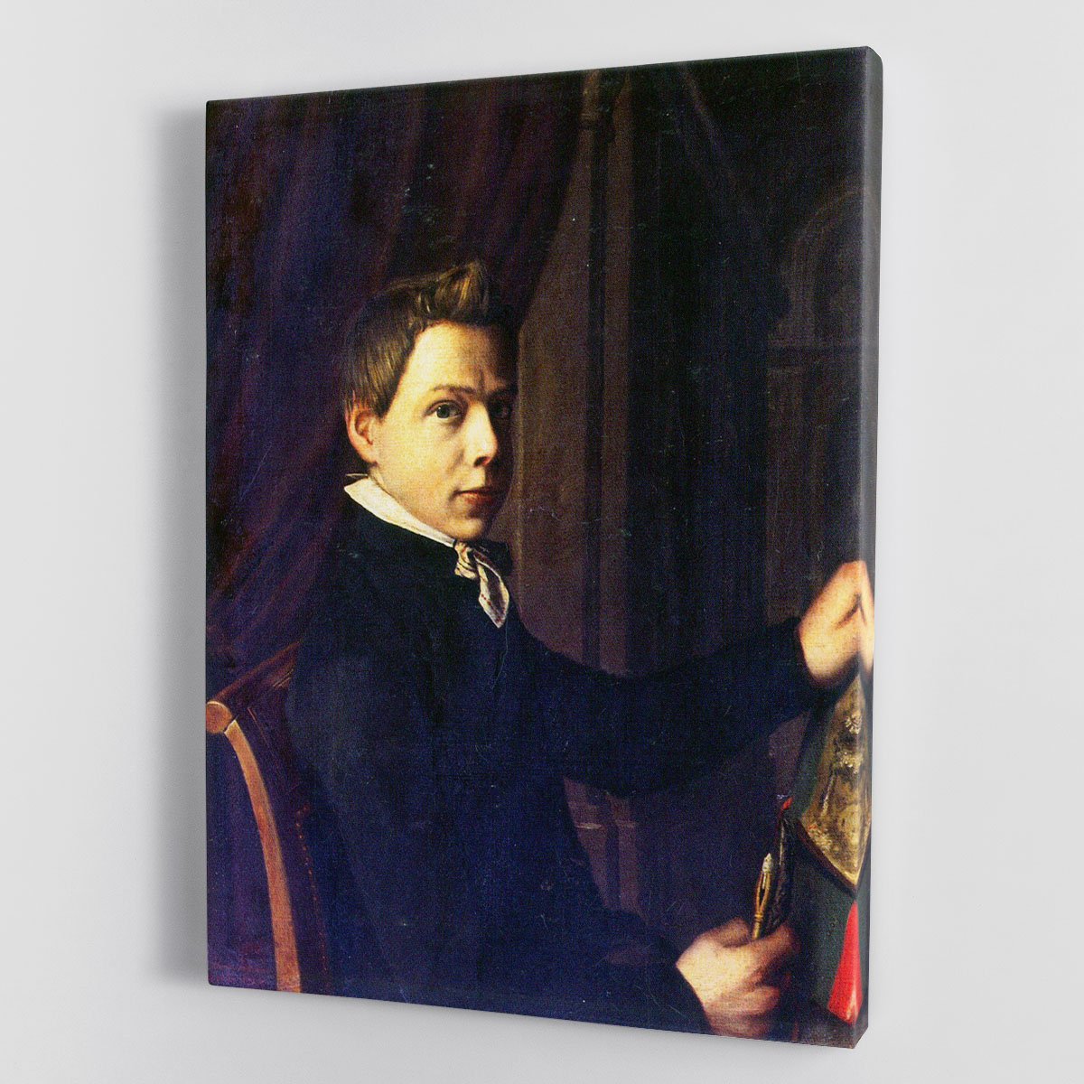 Portrait of Lourens Alma Tadema by Alma Tadema Canvas Print or Poster