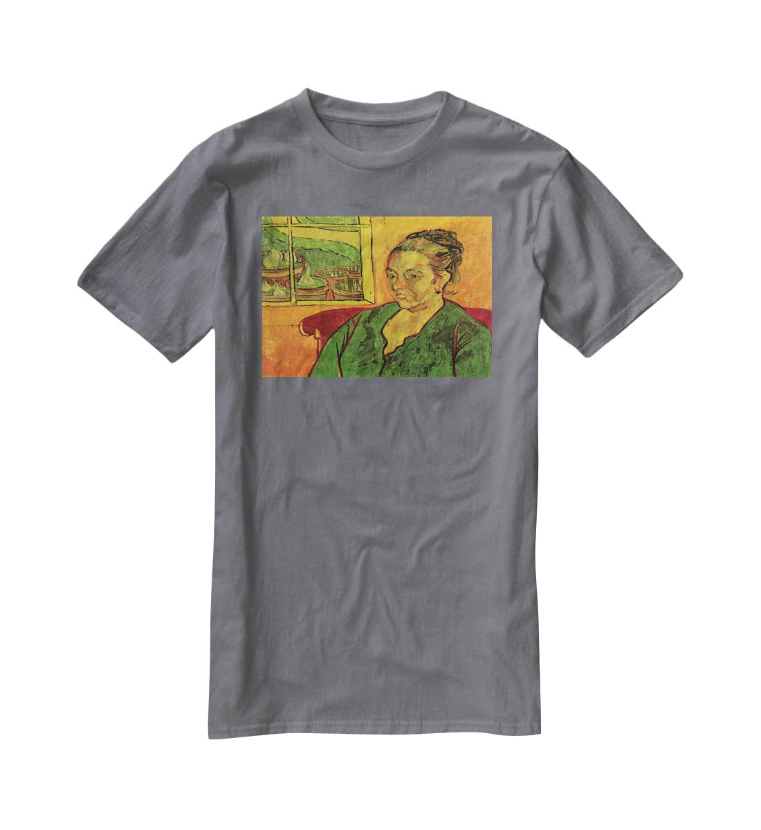 Portrait of Madame Augustine Roulin by Van Gogh T-Shirt - Canvas Art Rocks - 3