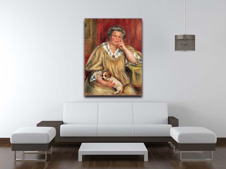 Portrait of Madame Renoir with Bob by Renoir Canvas Print or Poster - Canvas Art Rocks - 4