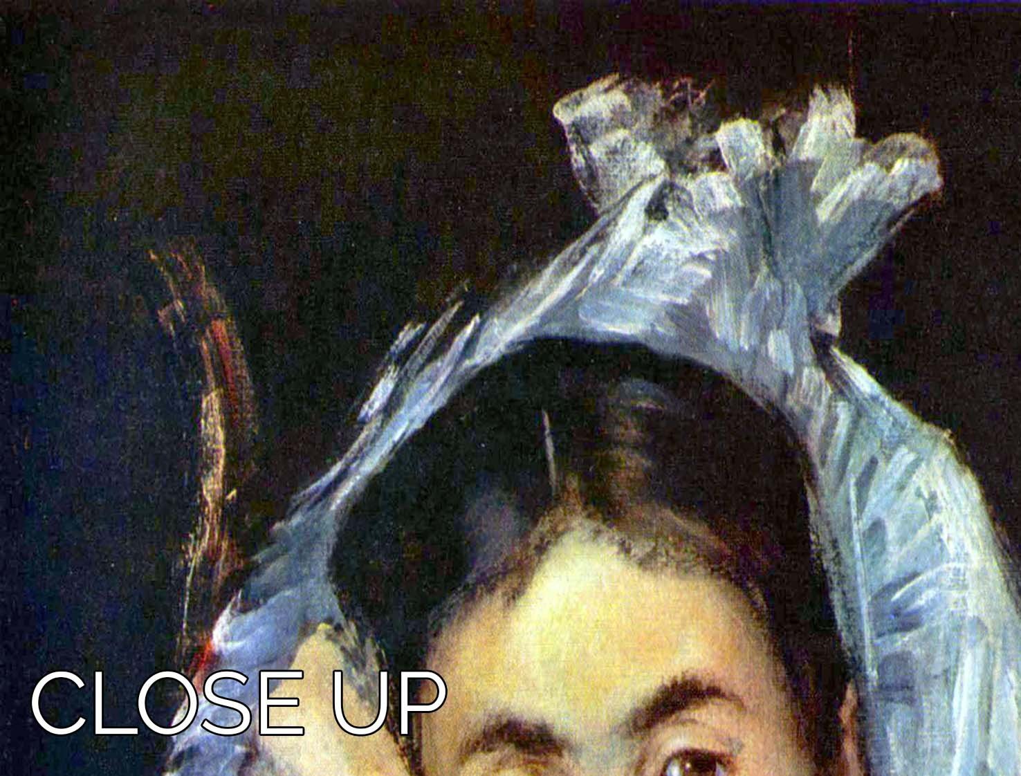 Portrait of Marguerite de Conflans by Manet 3 Split Panel Canvas Print - Canvas Art Rocks - 3