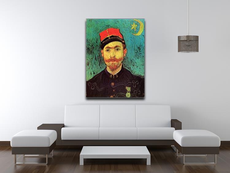 Portrait of Milliet Second Lieutenant of the Zouaves by Van Gogh Canvas Print & Poster - Canvas Art Rocks - 4