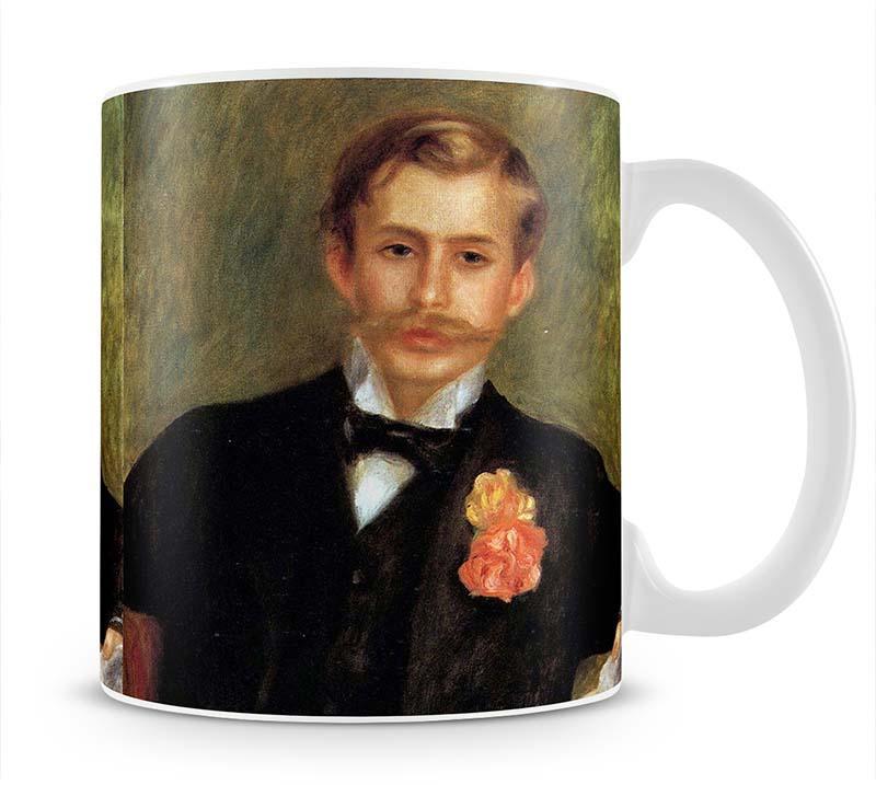 Portrait of Monsier Germaine by Renoir Mug - Canvas Art Rocks - 1
