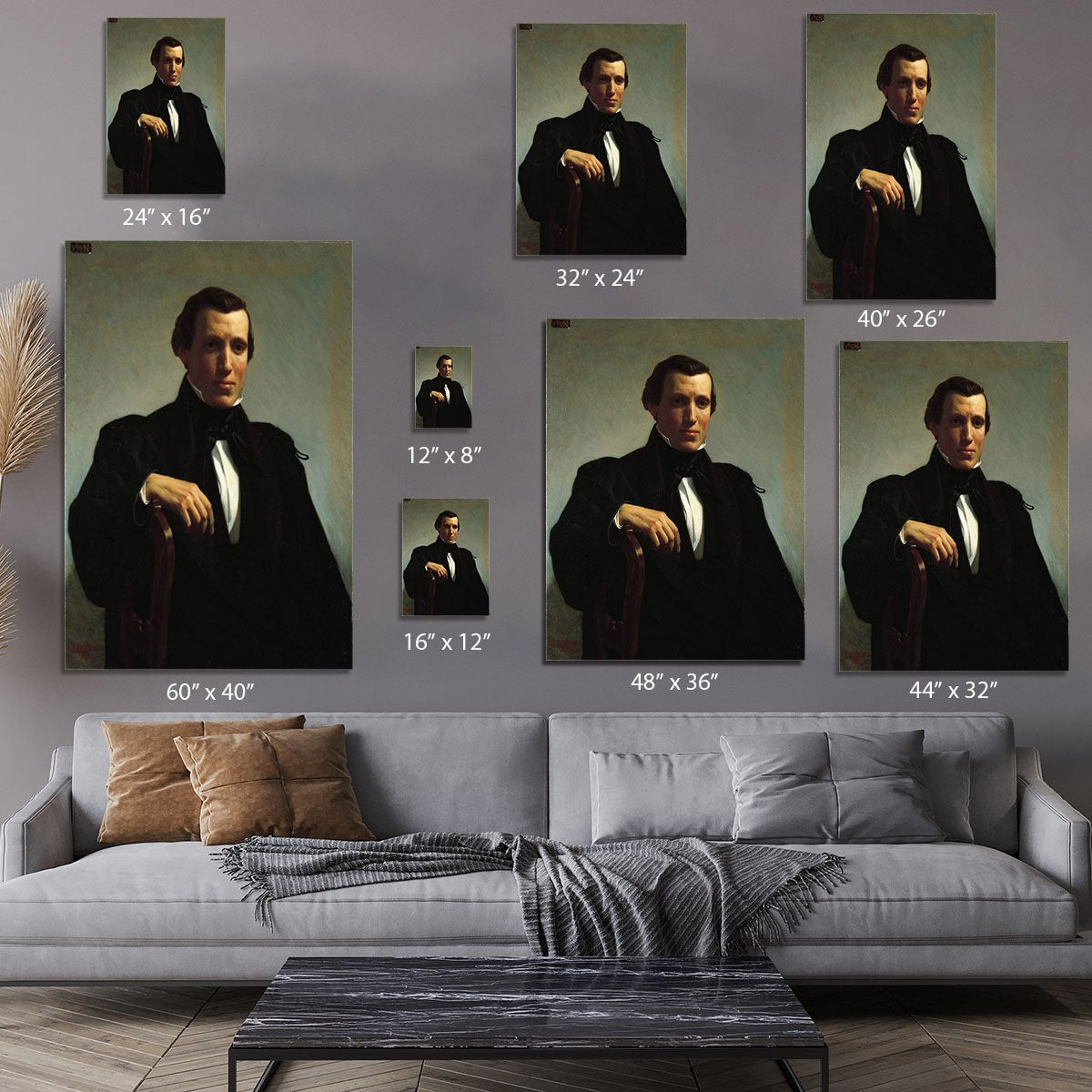 Portrait of Monsieur M By Bouguereau Canvas Print or Poster
