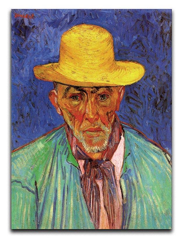 Portrait of Patience Escalier Shepherd in Provence by Van Gogh Canvas Print & Poster  - Canvas Art Rocks - 1