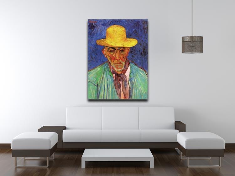 Portrait of Patience Escalier Shepherd in Provence by Van Gogh Canvas Print & Poster - Canvas Art Rocks - 4