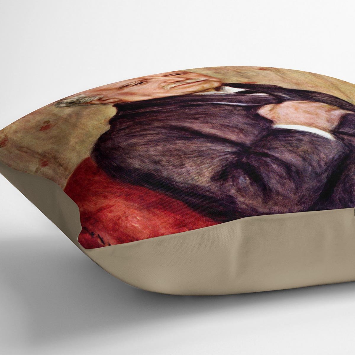 Portrait of Paul Durand Ruel by Renoir Throw Pillow