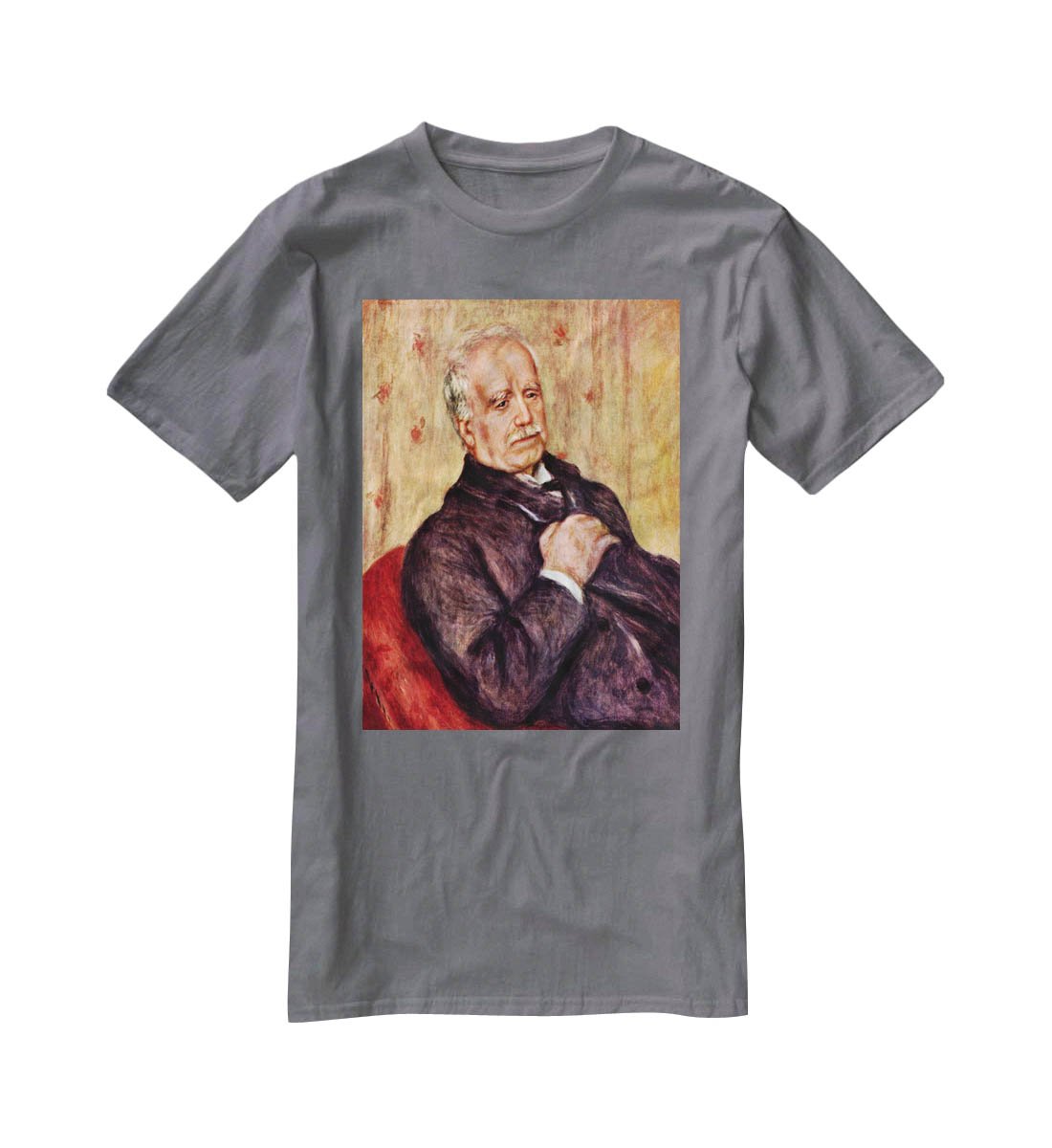 Portrait of Paul Durand Ruel by Renoir T-Shirt - Canvas Art Rocks - 3