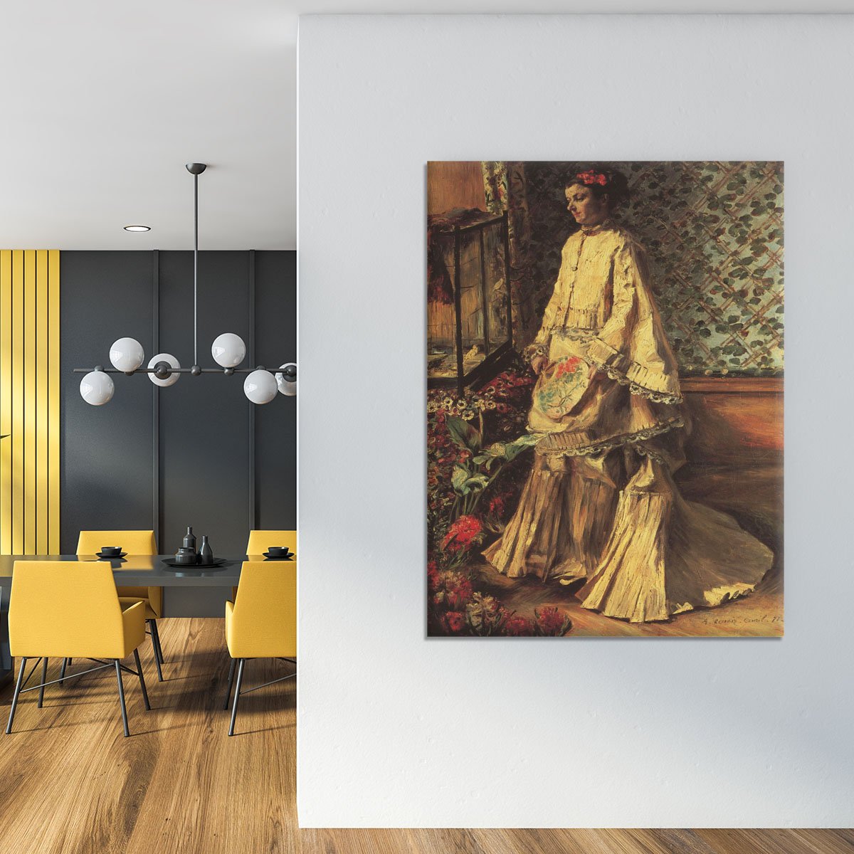Portrait of Rapha by Renoir Canvas Print or Poster