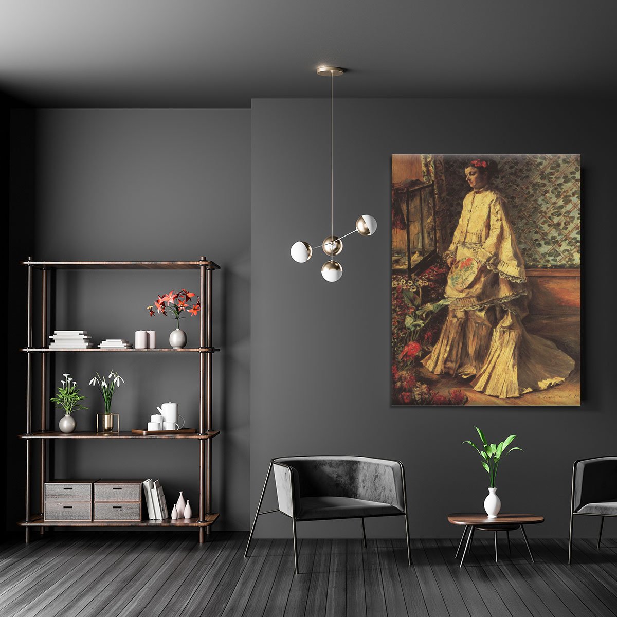 Portrait of Rapha by Renoir Canvas Print or Poster