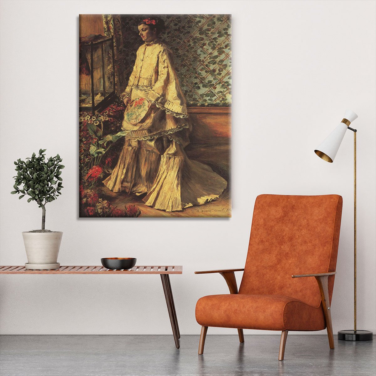 Portrait of Rapha by Renoir Canvas Print or Poster
