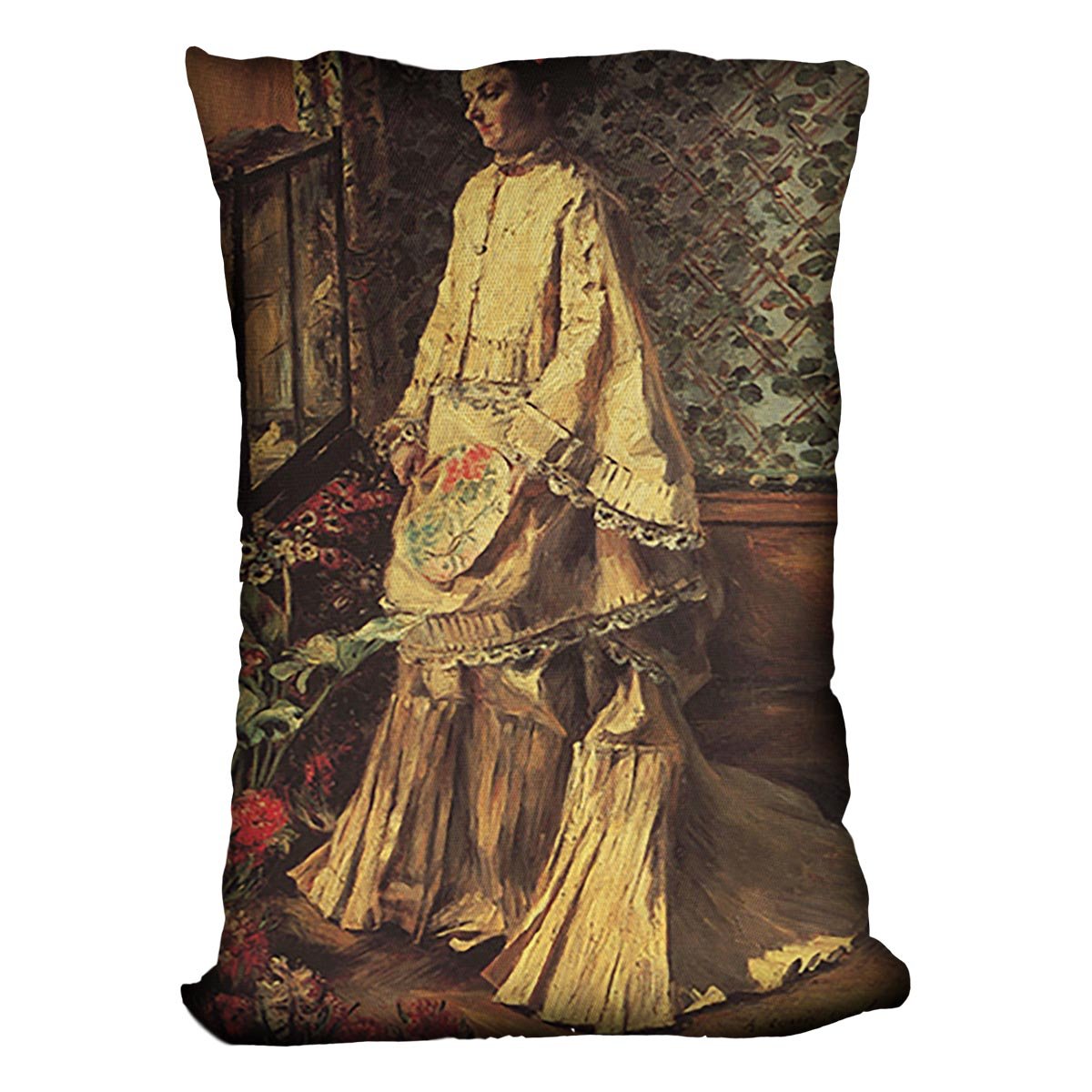 Portrait of Rapha by Renoir Throw Pillow