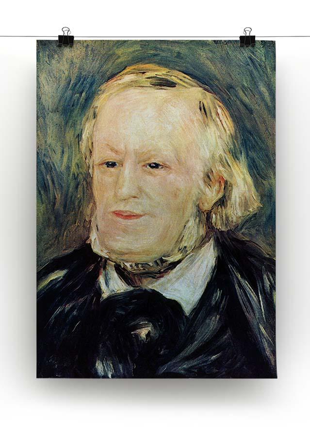 Portrait of Richard Wagner by Renoir Canvas Print or Poster - Canvas Art Rocks - 2