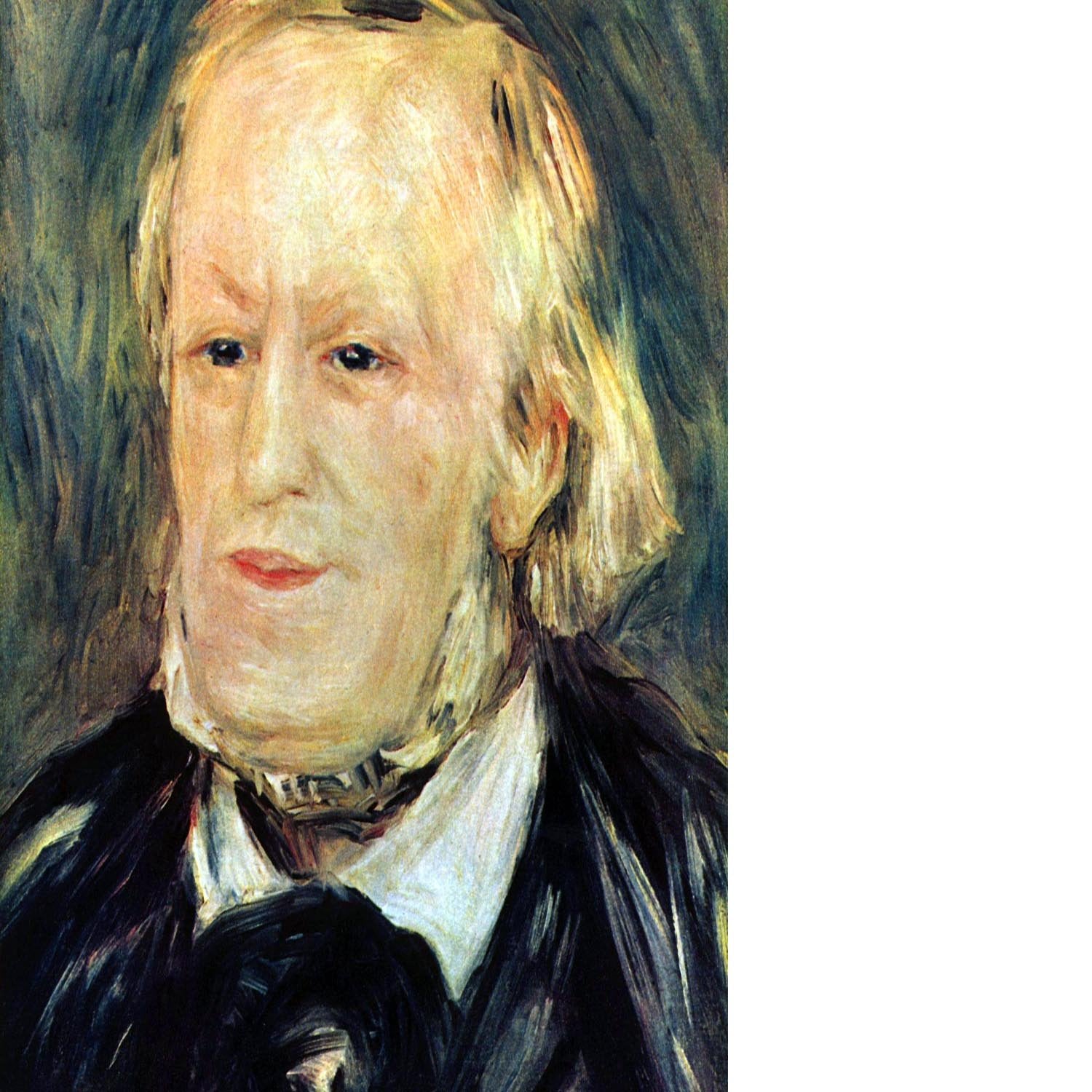 Portrait of Richard Wagner by Renoir Floating Framed Canvas
