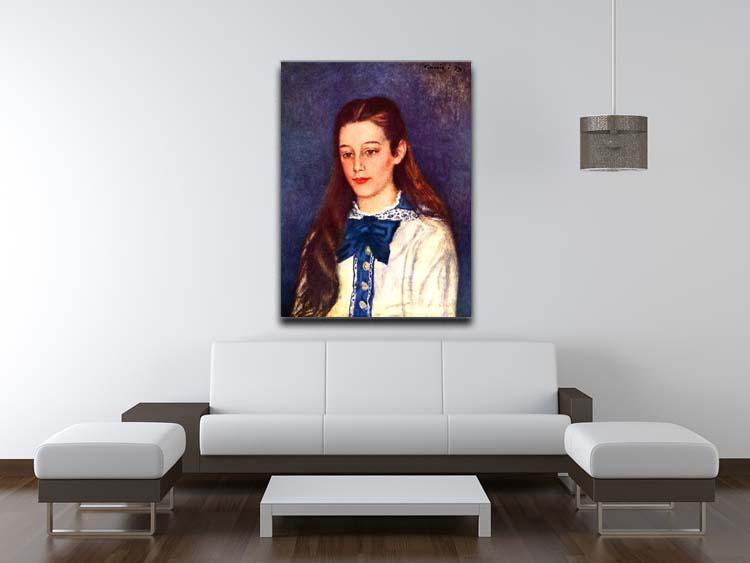 Portrait of Therese Berard by Renoir Canvas Print or Poster - Canvas Art Rocks - 4