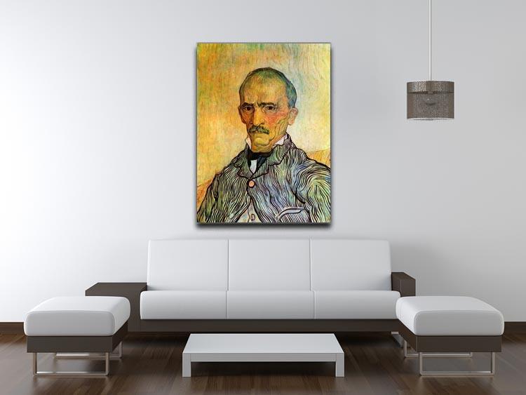 Portrait of Trabuc an Attendant at Saint-Paul Hospital by Van Gogh Canvas Print & Poster - Canvas Art Rocks - 4