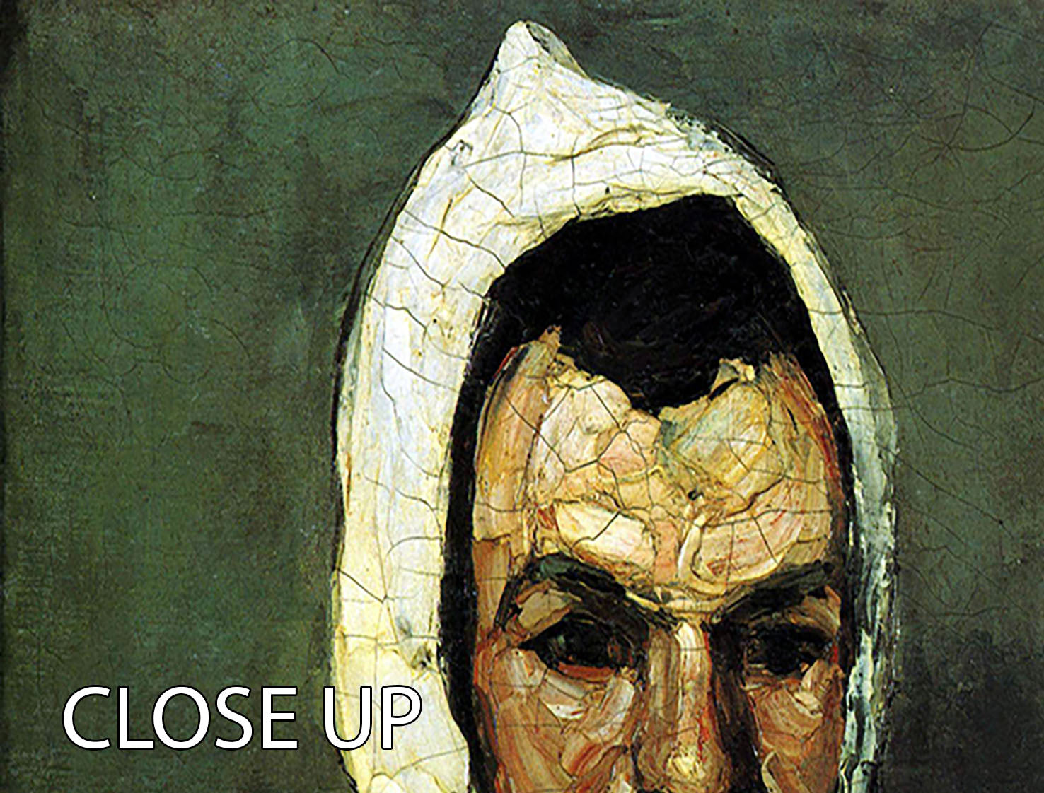 Portrait of Uncle Dominique as a monk by Cezanne 3 Split Panel Canvas Print - Canvas Art Rocks - 3