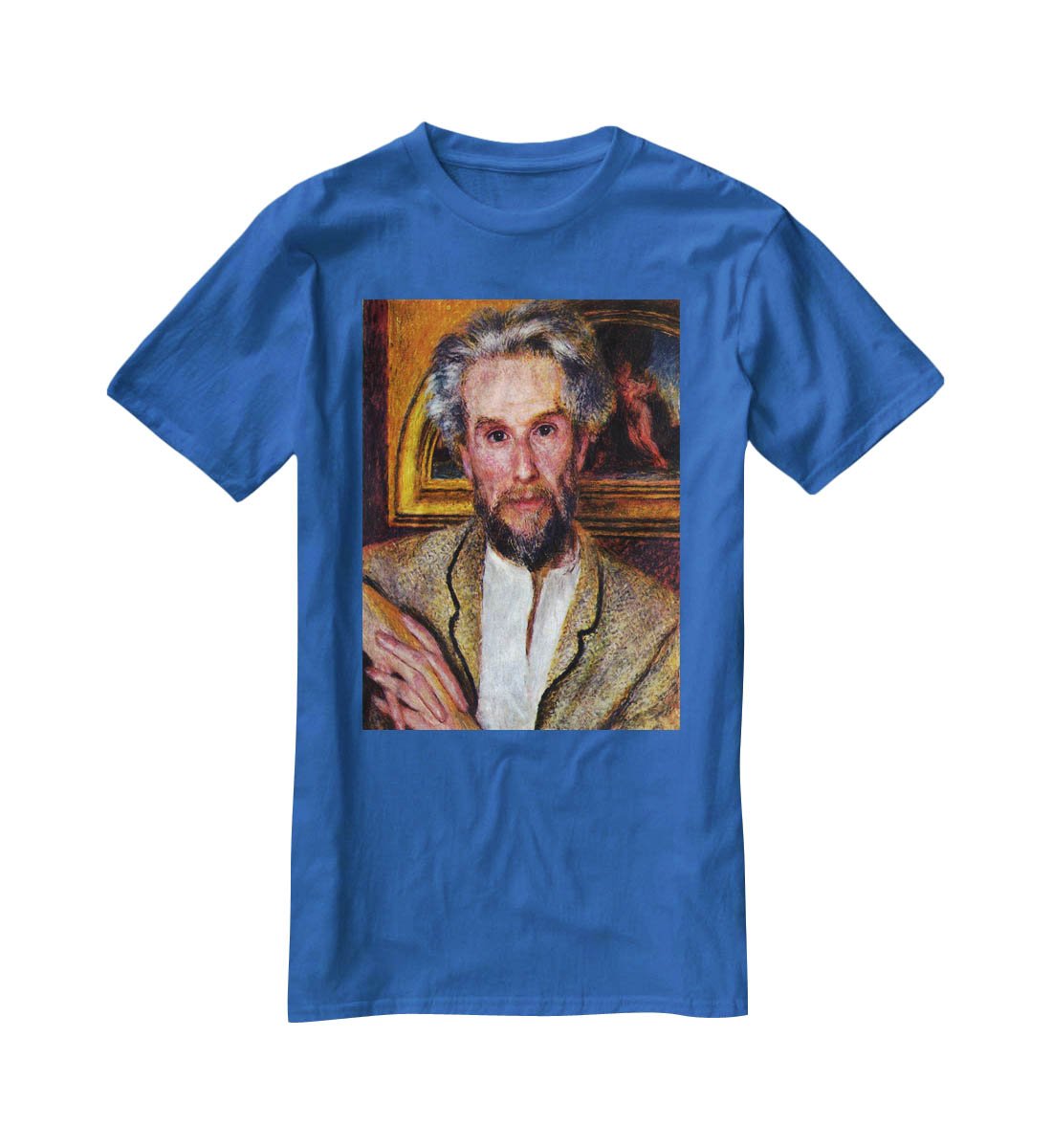 Portrait of Victor Chocquet by Renoir T-Shirt - Canvas Art Rocks - 2