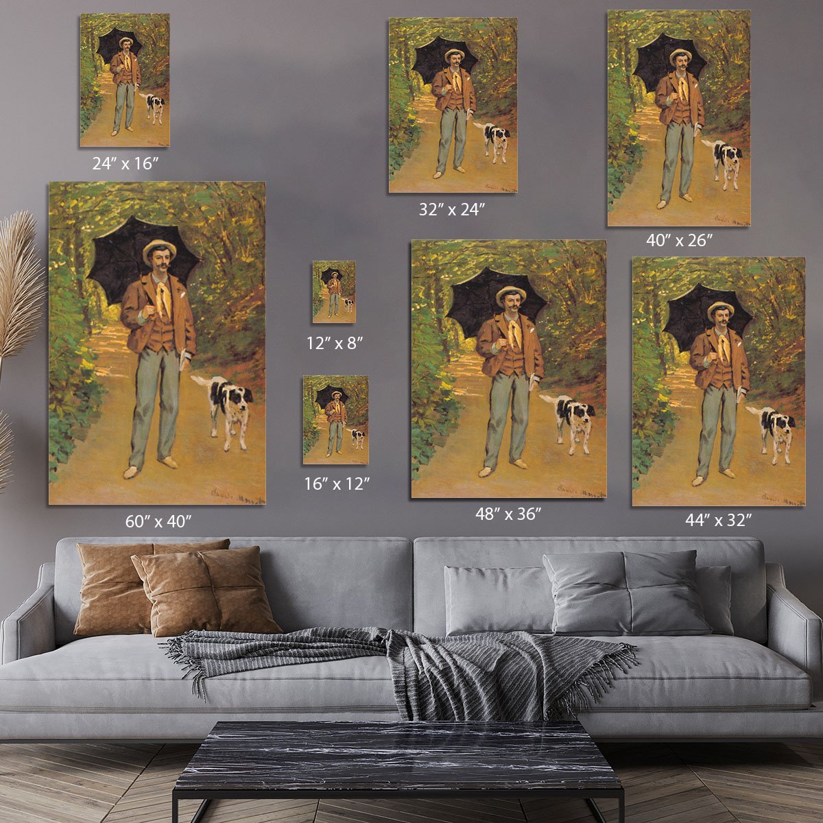 Portrait of Victor Jacquemont by Monet Canvas Print or Poster
