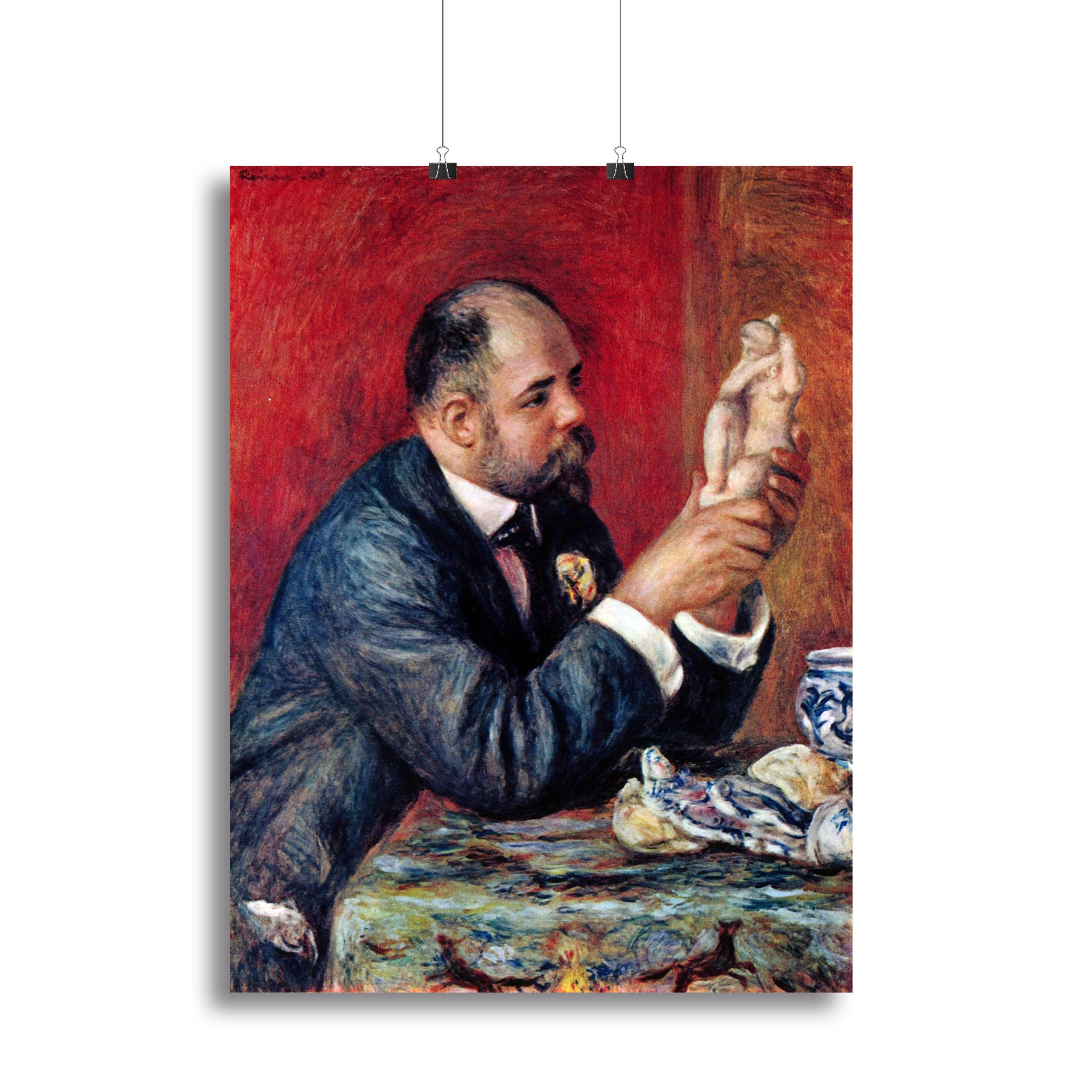 Portrait of Vollard by Renoir Canvas Print or Poster