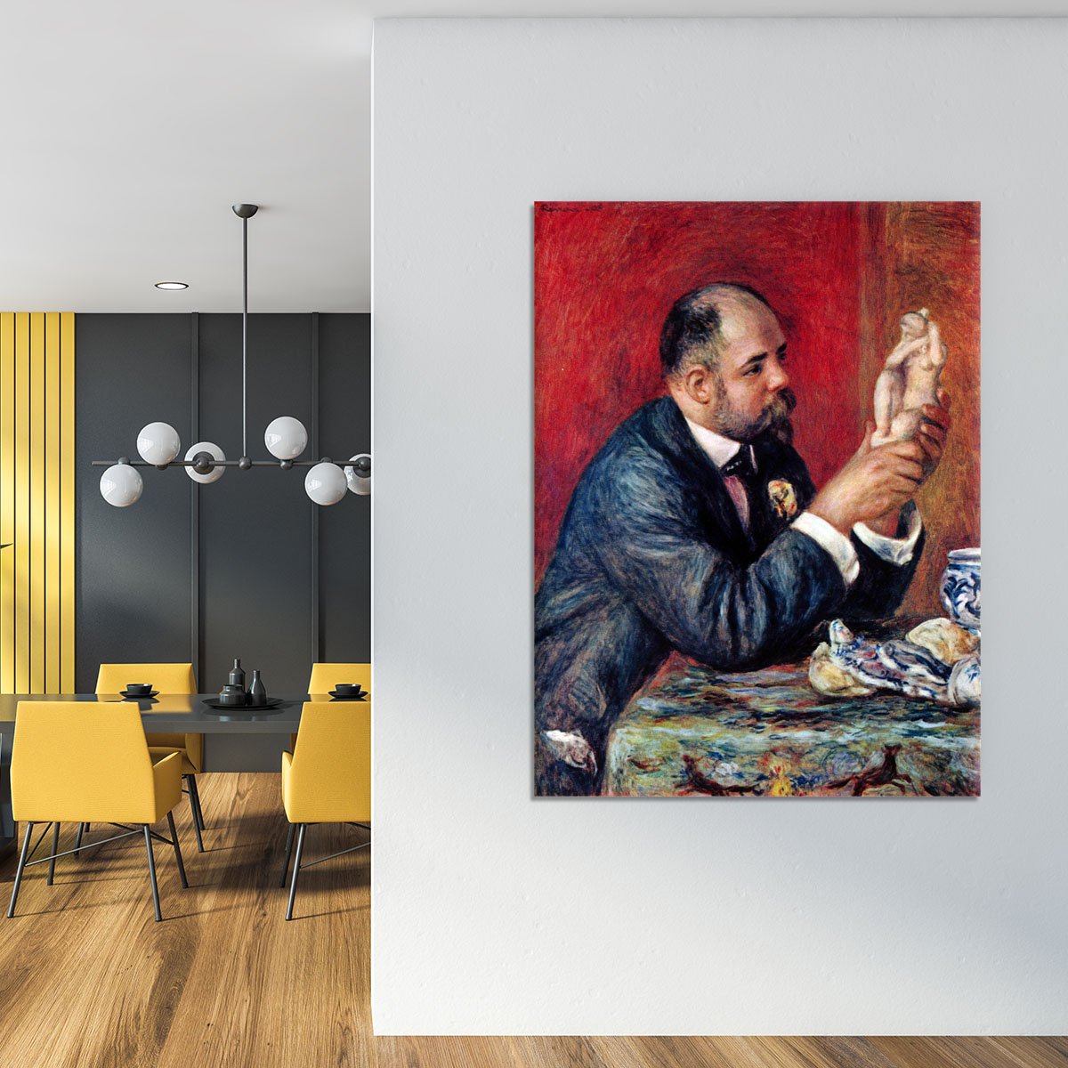 Portrait of Vollard by Renoir Canvas Print or Poster