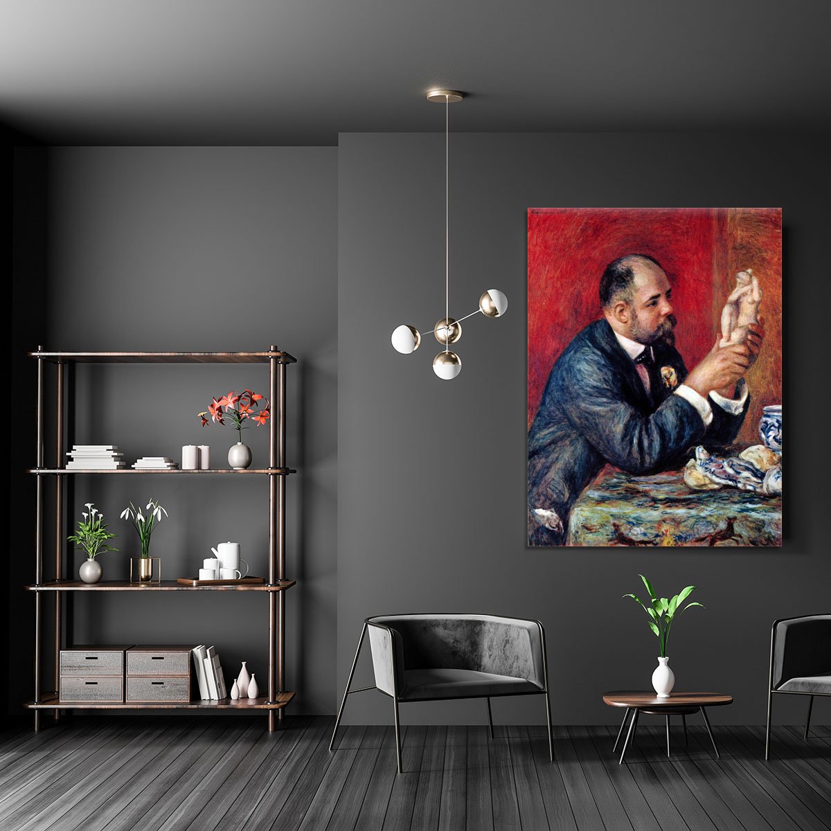 Portrait of Vollard by Renoir Canvas Print or Poster