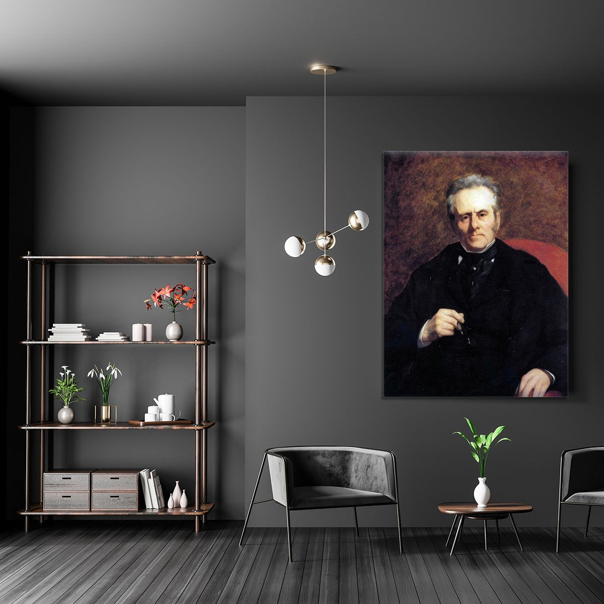 Portrait of William Sisley by Renoir Canvas Print or Poster