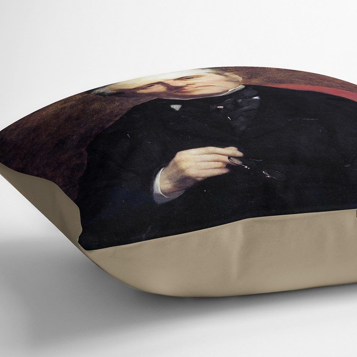 Portrait of William Sisley by Renoir Throw Pillow
