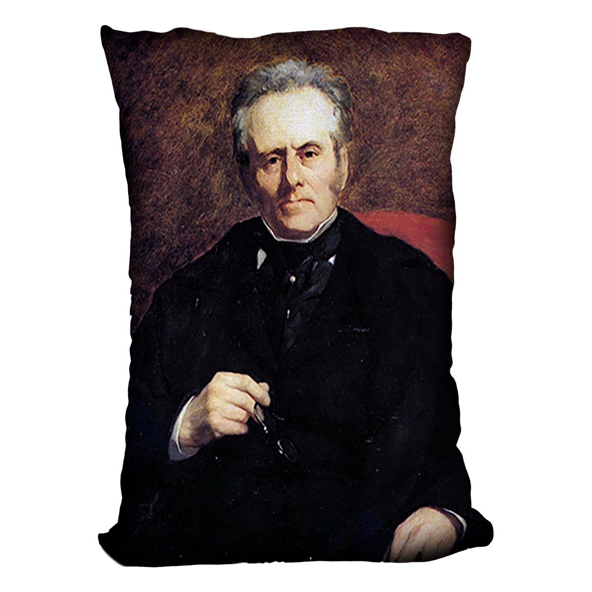 Portrait of William Sisley by Renoir Throw Pillow