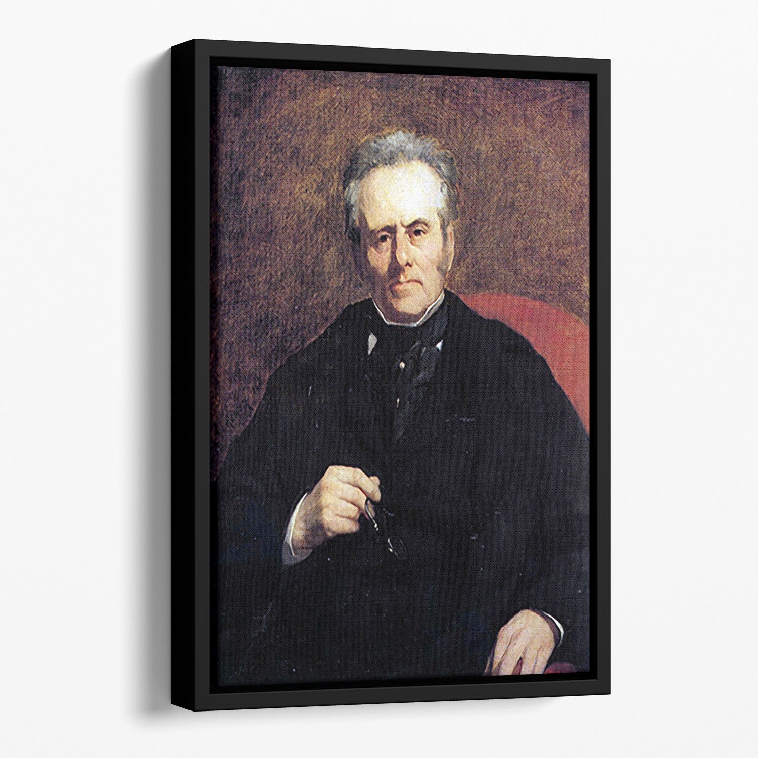 Portrait of William Sisley by Renoir Floating Framed Canvas