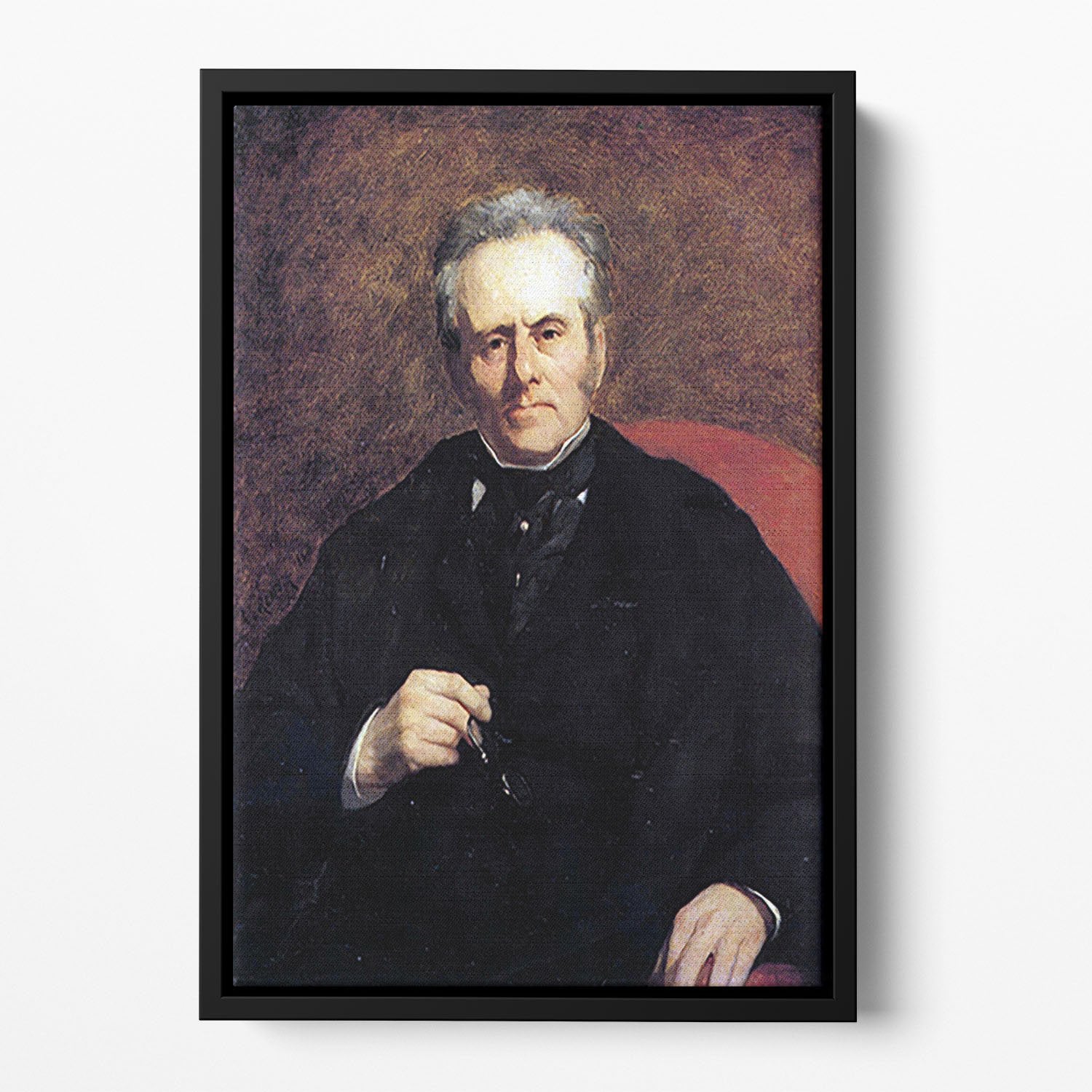 Portrait of William Sisley by Renoir Floating Framed Canvas