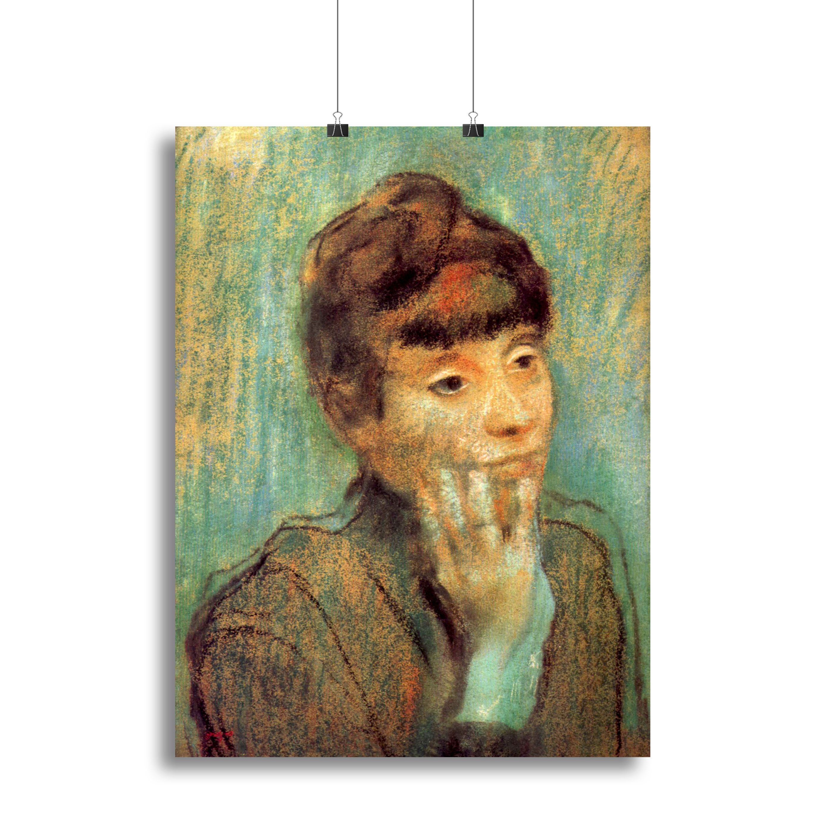 Portrait of a Lady by Degas Canvas Print or Poster