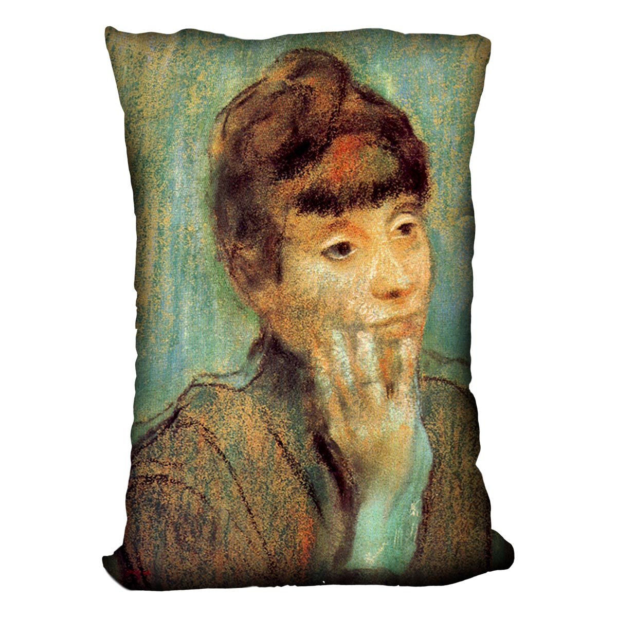 Portrait of a Lady by Degas Cushion