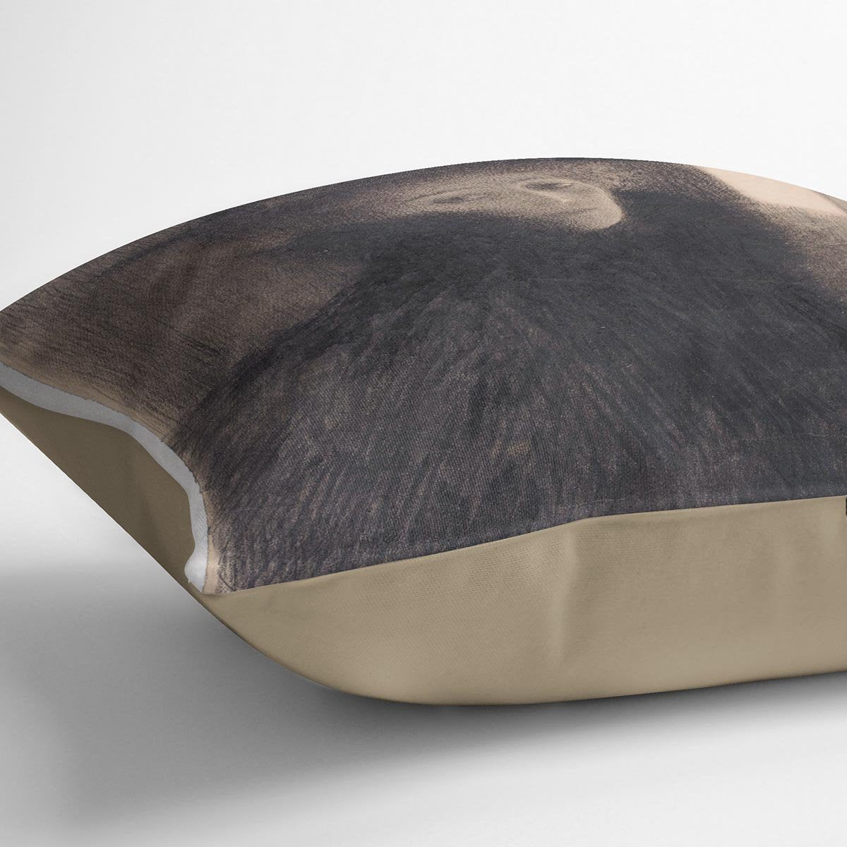 Portrait of a Lady with Cape and Hat by Klimt Throw Pillow