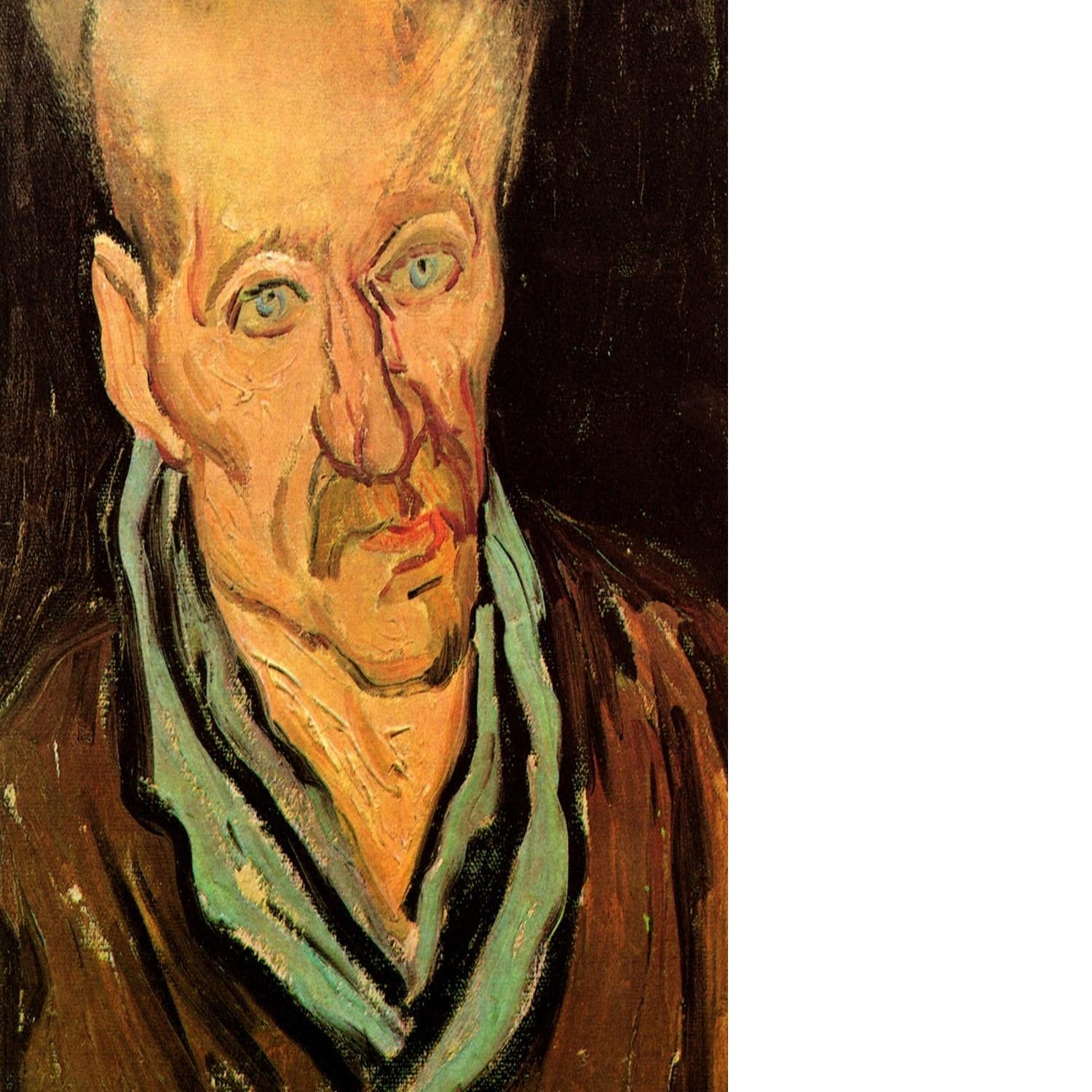 Portrait of a Patient in Saint-Paul Hospital by Van Gogh Floating Framed Canvas