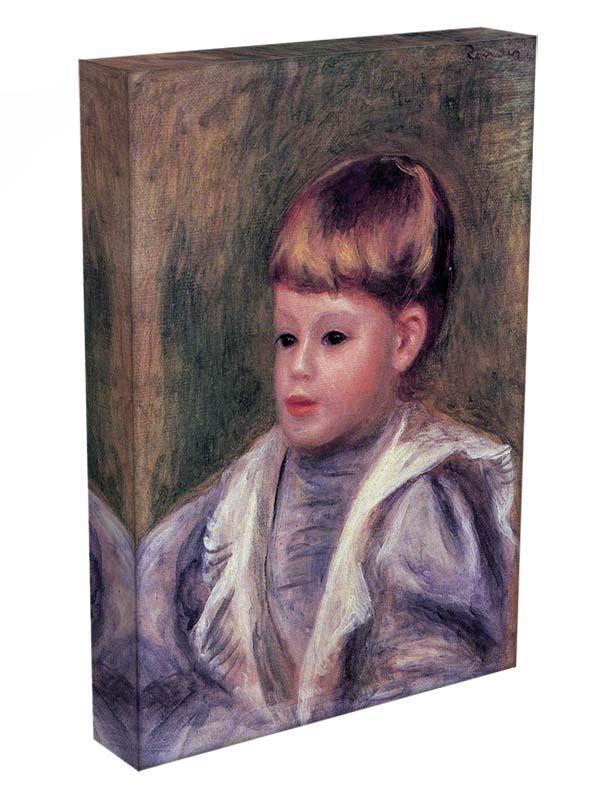 Portrait of a child Philippe Gangnat by Renoir Canvas Print or Poster - Canvas Art Rocks - 3