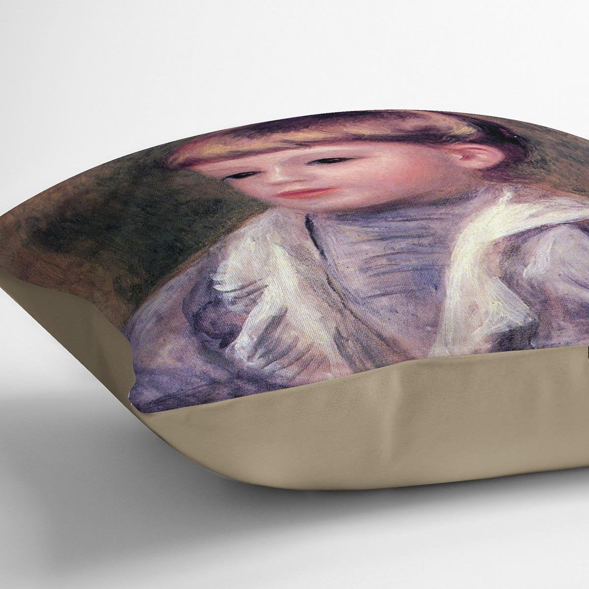 Portrait of a child Philippe Gangnat by Renoir Throw Pillow