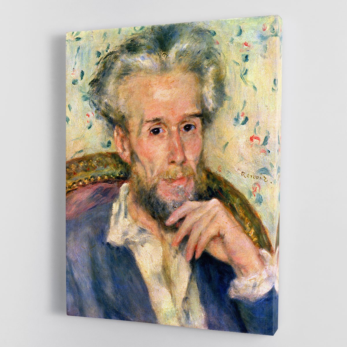 Portrait of a man by Renoir Canvas Print or Poster
