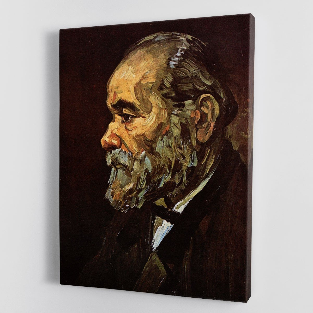 Portrait of an Old Man with Beard by Van Gogh Canvas Print or Poster