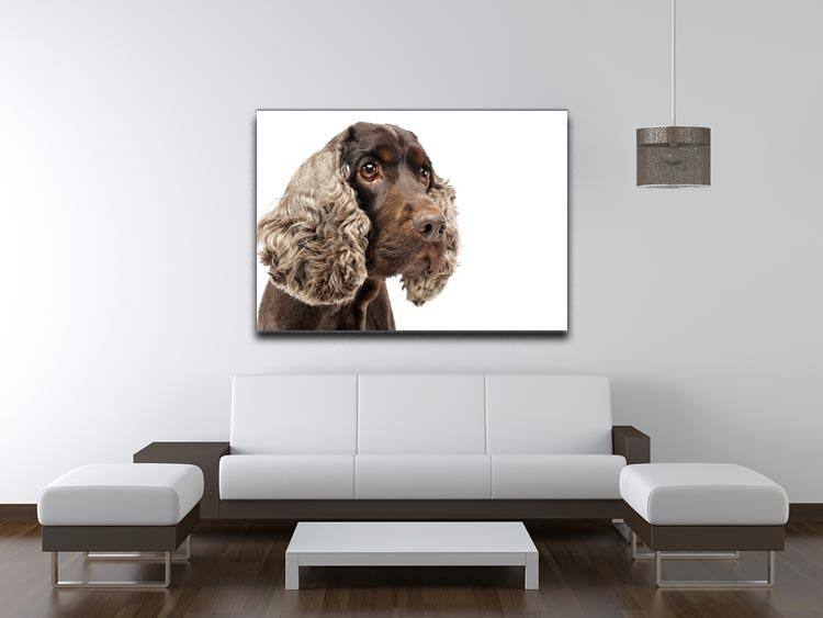 Portrait of an adorable English Cocker Spaniel Canvas Print or Poster - Canvas Art Rocks - 4