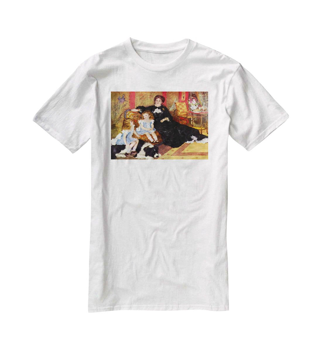 Portrait of the Mrs Charpentier and her children by Renoir T-Shirt - Canvas Art Rocks - 5