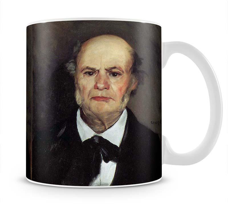 Portrait of the artists father Leonard Renoir by Renoir Mug - Canvas Art Rocks - 1