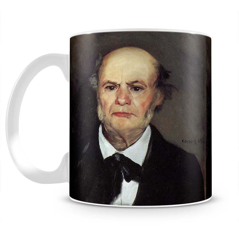 Portrait of the artists father Leonard Renoir by Renoir Mug - Canvas Art Rocks - 2