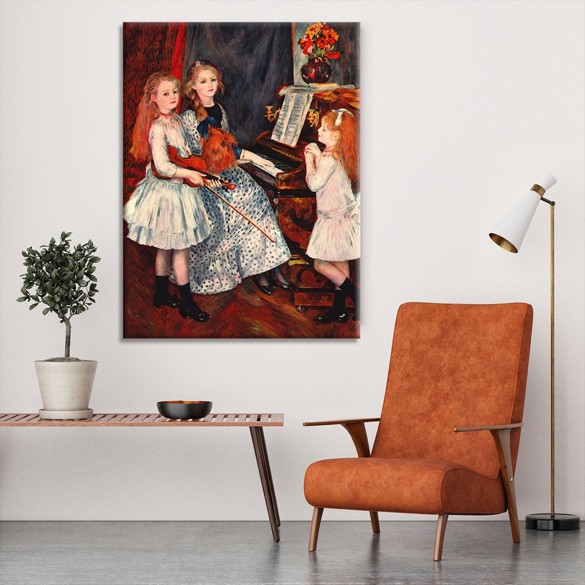 Portrait of the daughter of Catulle Mendes by Renoir Canvas Print or Poster