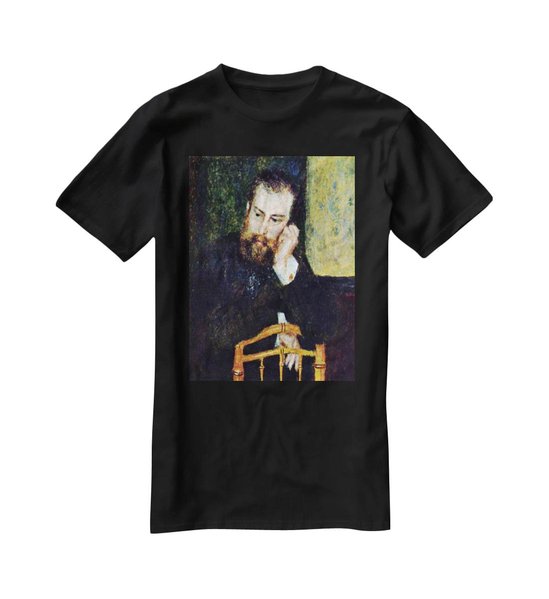 Portrait of the painter Alfred Sisley 1 by Renoir T-Shirt - Canvas Art Rocks - 1