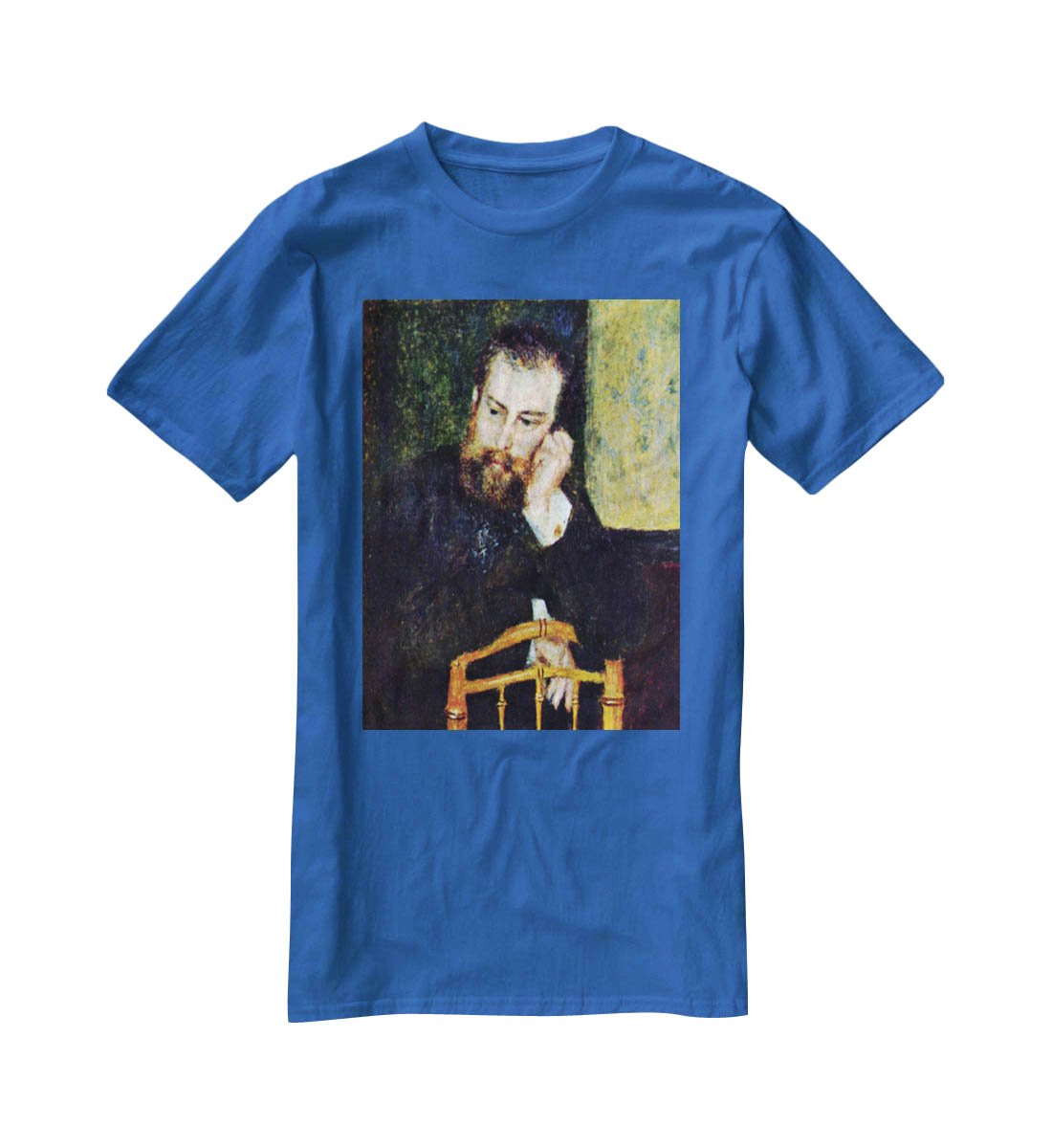 Portrait of the painter Alfred Sisley 1 by Renoir T-Shirt - Canvas Art Rocks - 2