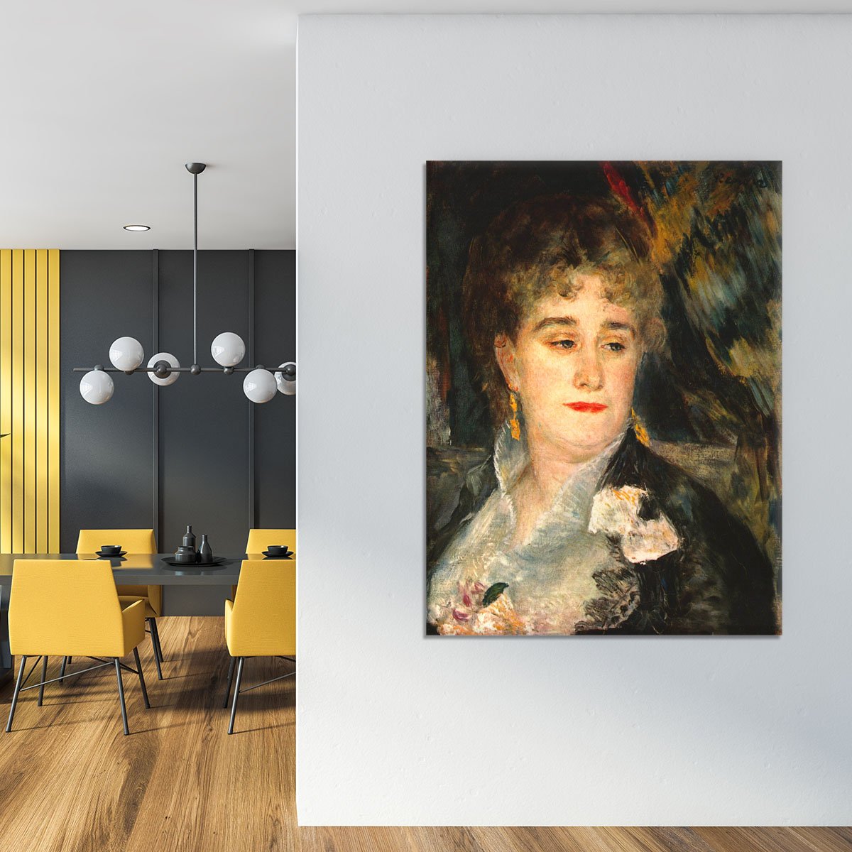 Portraits of Mme Charpentier by Renoir Canvas Print or Poster