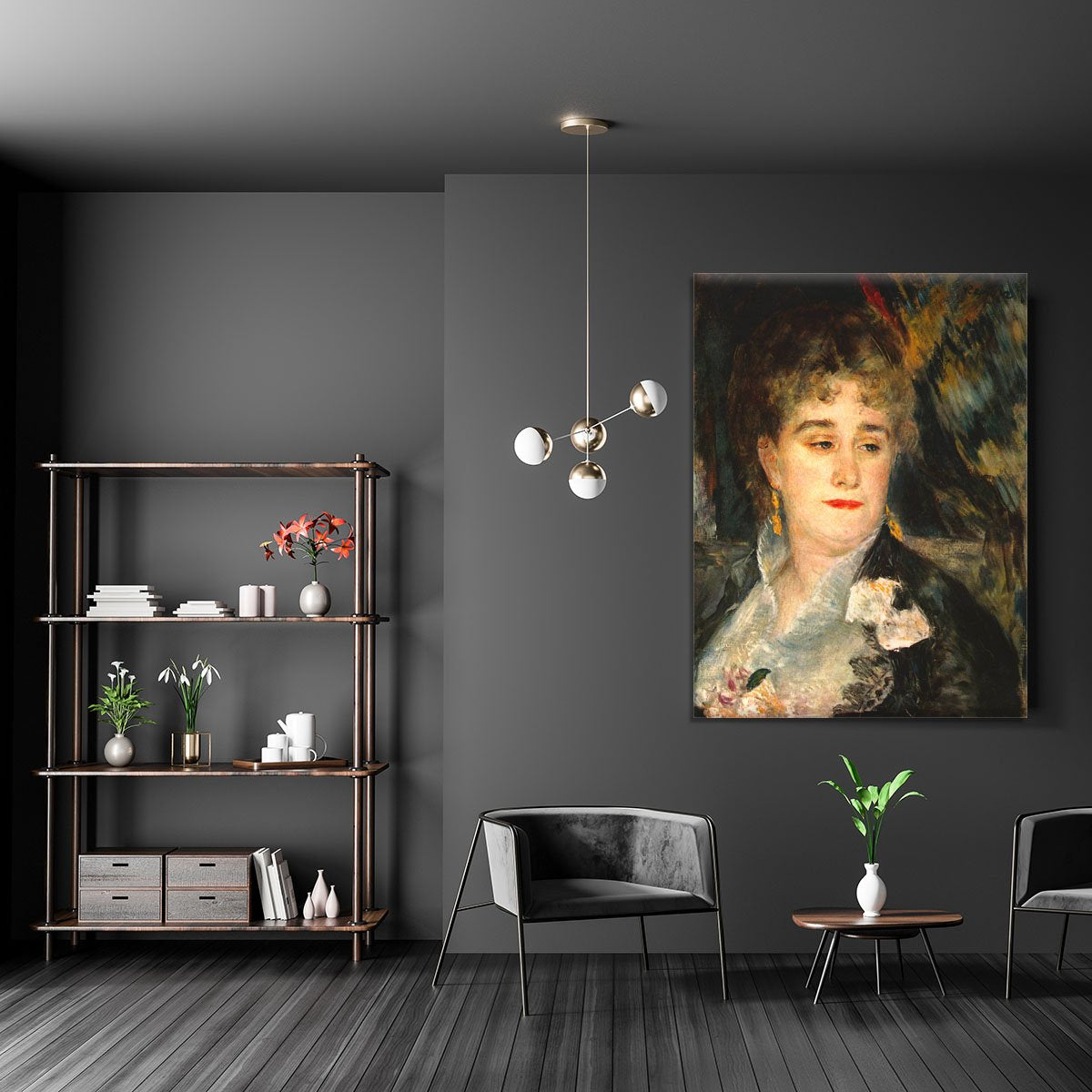Portraits of Mme Charpentier by Renoir Canvas Print or Poster